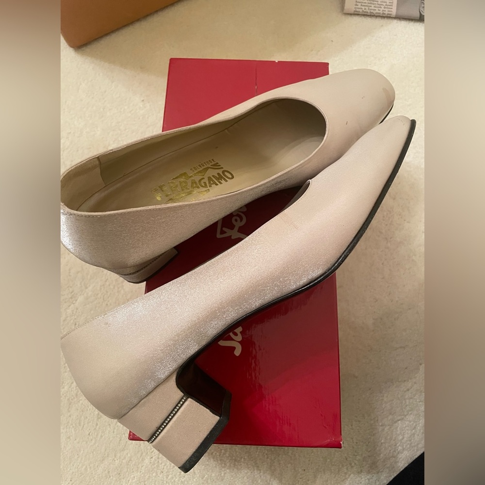 Salvatore Ferragamo block heels